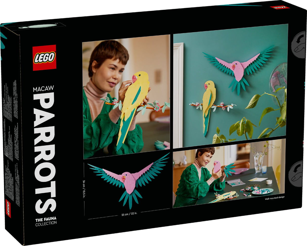 LEGO ART THE FAUNA COLLLECTION - MACAW PARROTS 31211 AGE: 18+