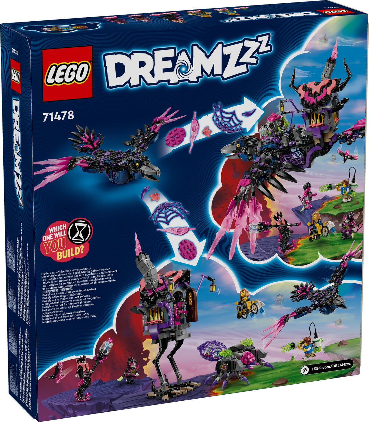 LEGO DREAMZZZ THE NEVER WITCH'S MIDNIGHT RAVEN 71478 AGE: 9+