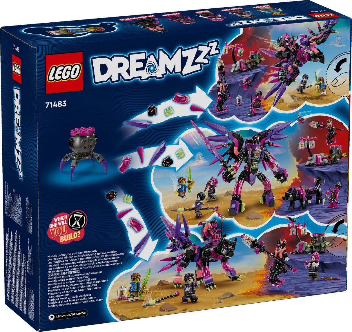 LEGO DREAMZZZ THE NEVER WITCH'S NIGHTMARE CREATURES 71483 AGE: 9+