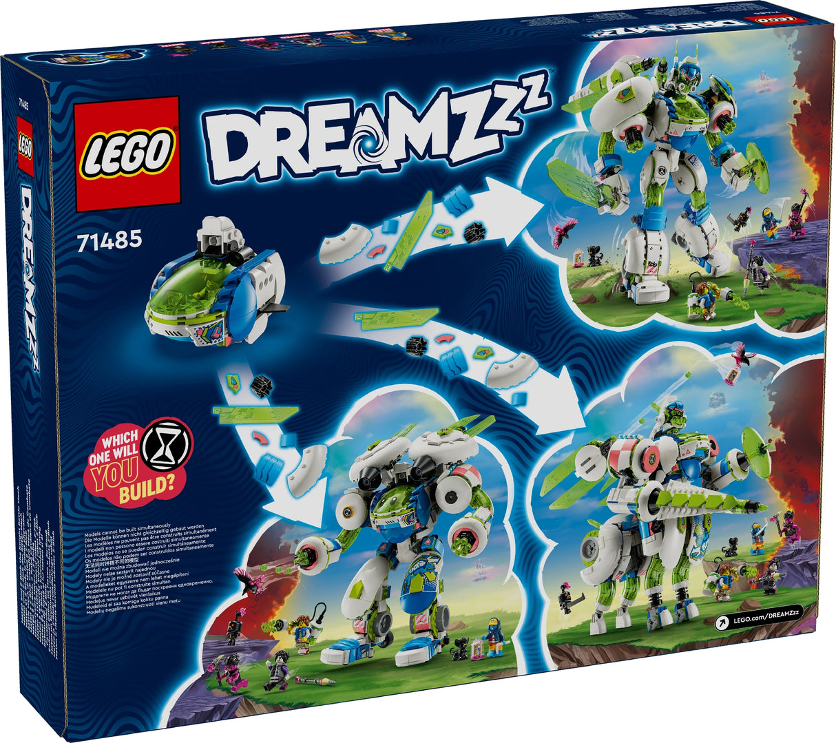 LEGO DREAMZZZ MATEO AND Z-BLOB THE KNIGHT BATTLE MECH 71485 AGE:10