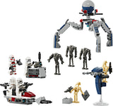 LEGO STAR WARS CLONE TROOPER & DROID BATTLE PACK 75372 AGE: 7+