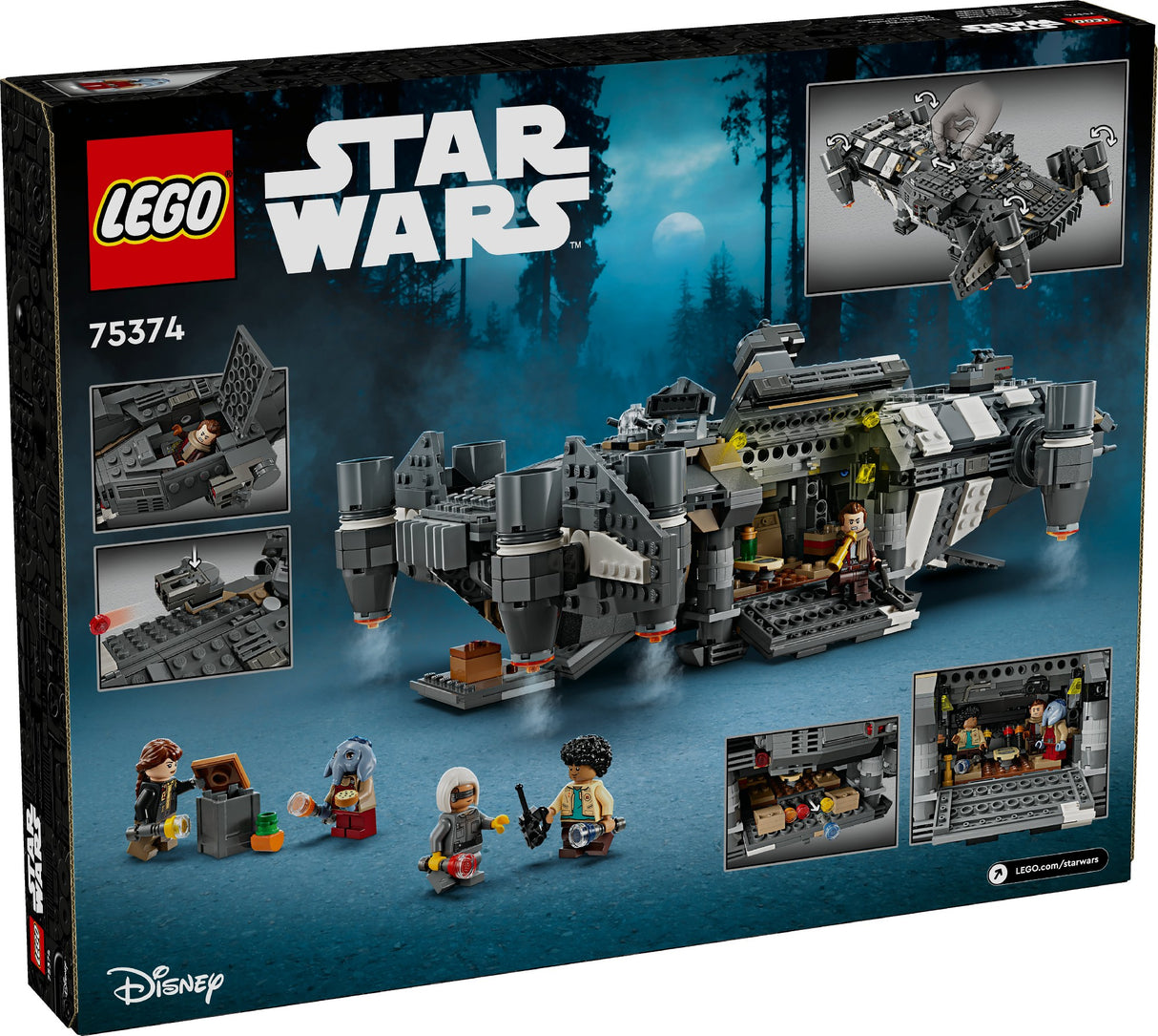 LEGO STAR WARS THE ONYX CINDER 75374 AGE:10+