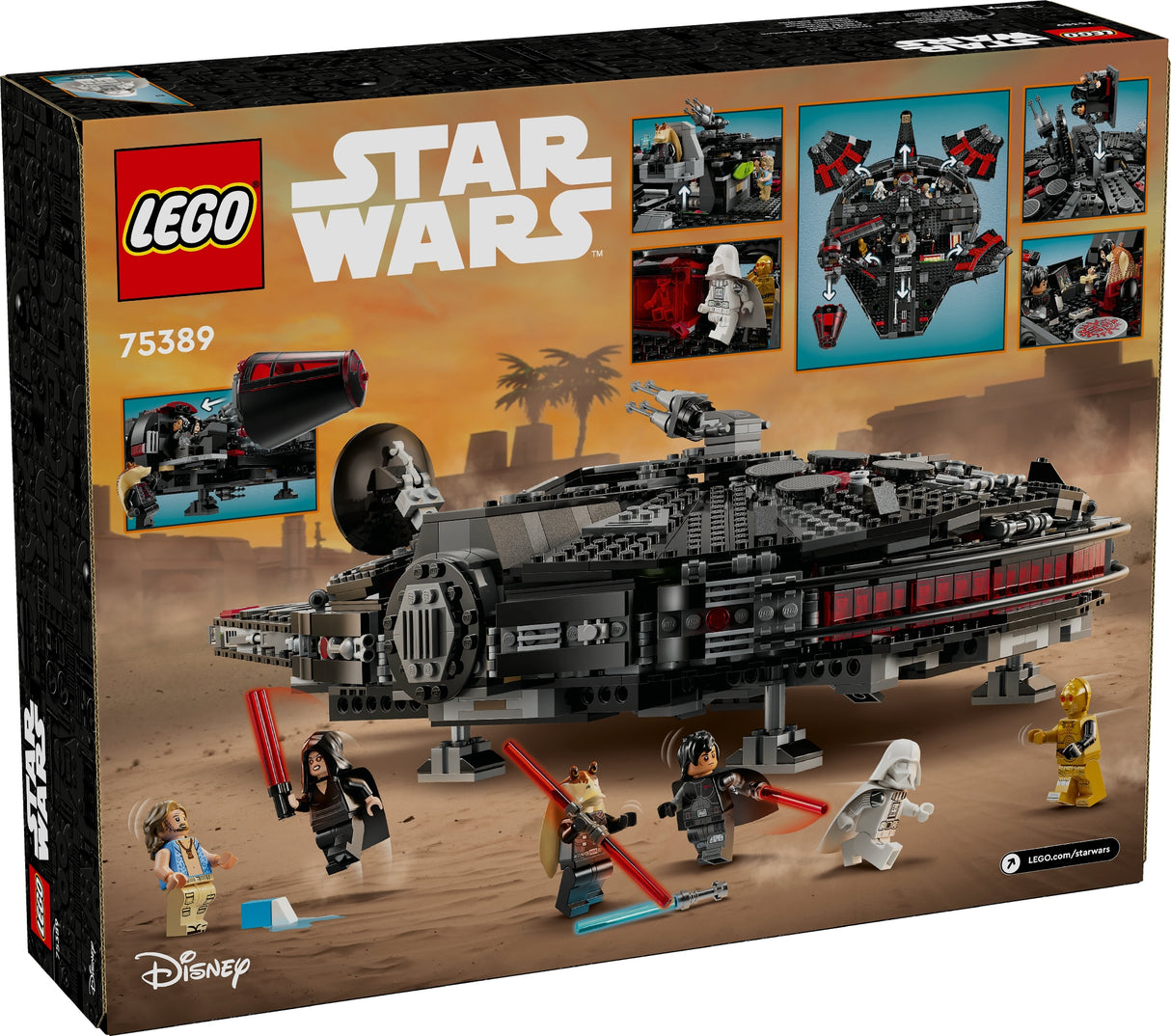 LEGO STAR WARS THE DARK FALCON 75389 AGE:10+