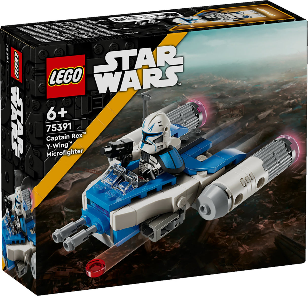 LEGO STAR WARS CAPTAIN REX Y-WING MICROFIGHTER 75391 AGE: 6+