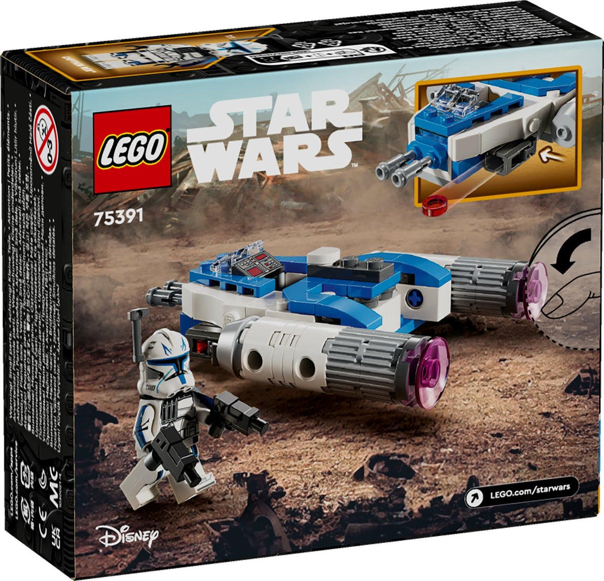 LEGO STAR WARS CAPTAIN REX Y-WING MICROFIGHTER 75391 AGE: 6+