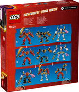 LEGO NINJAGO KAI'S ELEMENTAL FIRE MECH 71808 AGE: 7+