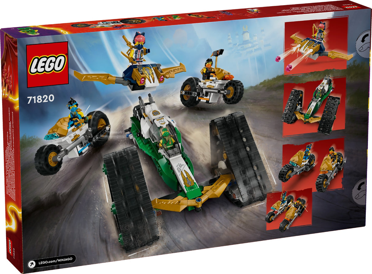 LEGO NINJAGO NINJA TEAM COMBO VEHICLE 71820 AGE: 9+