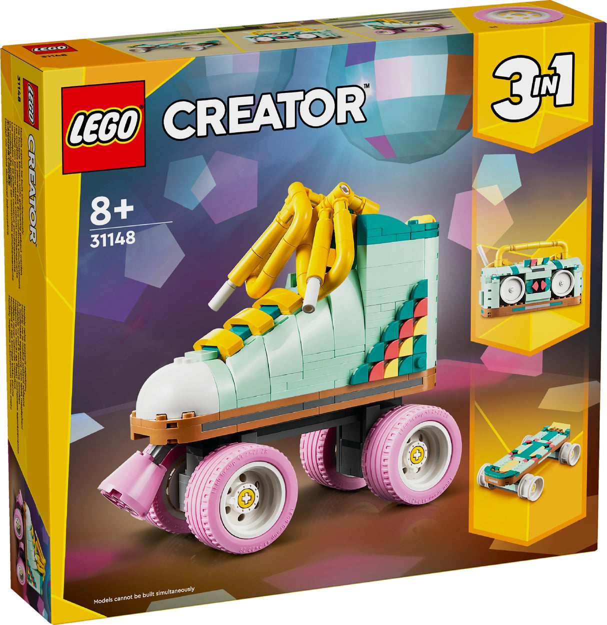 LEGO CREATOR RETRO ROLLER SKATE 31148 AGE: 8+