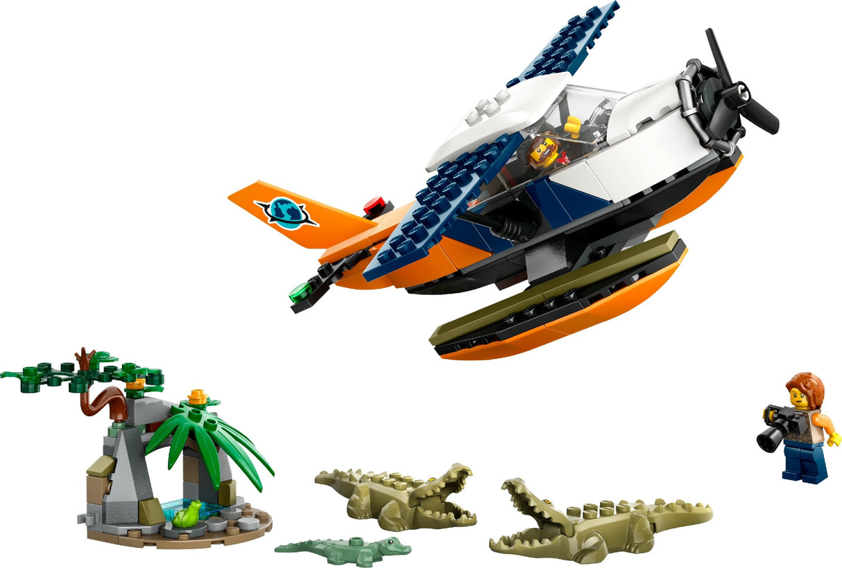 LEGO CITY JUNGLE EXPLORER WATER PLANE 60425 AGE: 6+