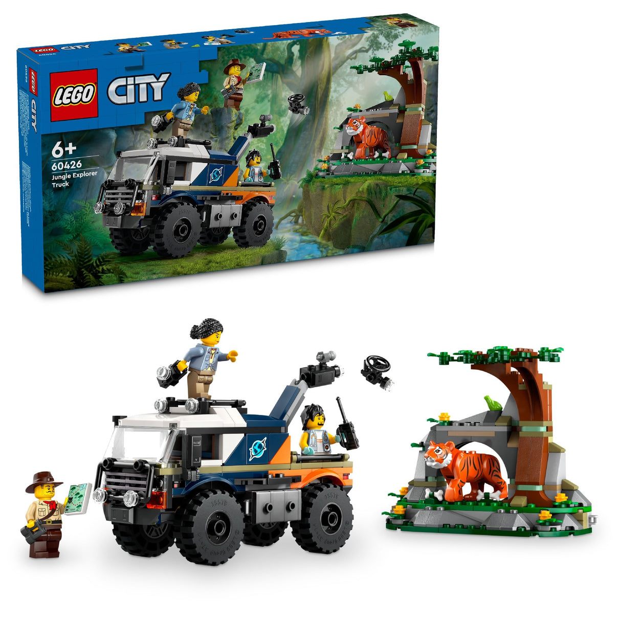 LEGO CITY JUNGLE EXPLORER TRUCK 60426 AGE: 6+