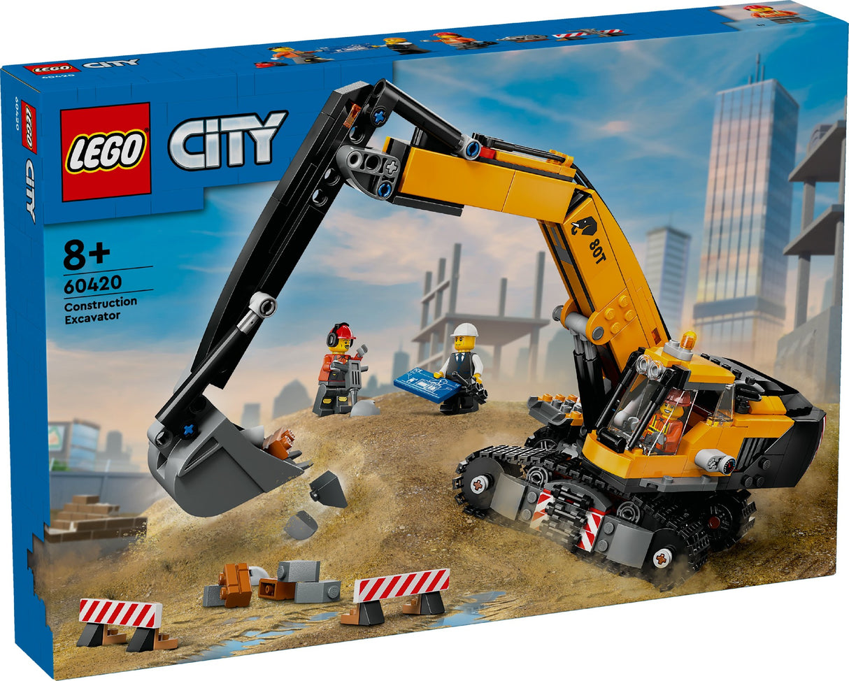 LEGO CITY CONSTRUCTION EXCAVATOR 60420 AGE: 8+