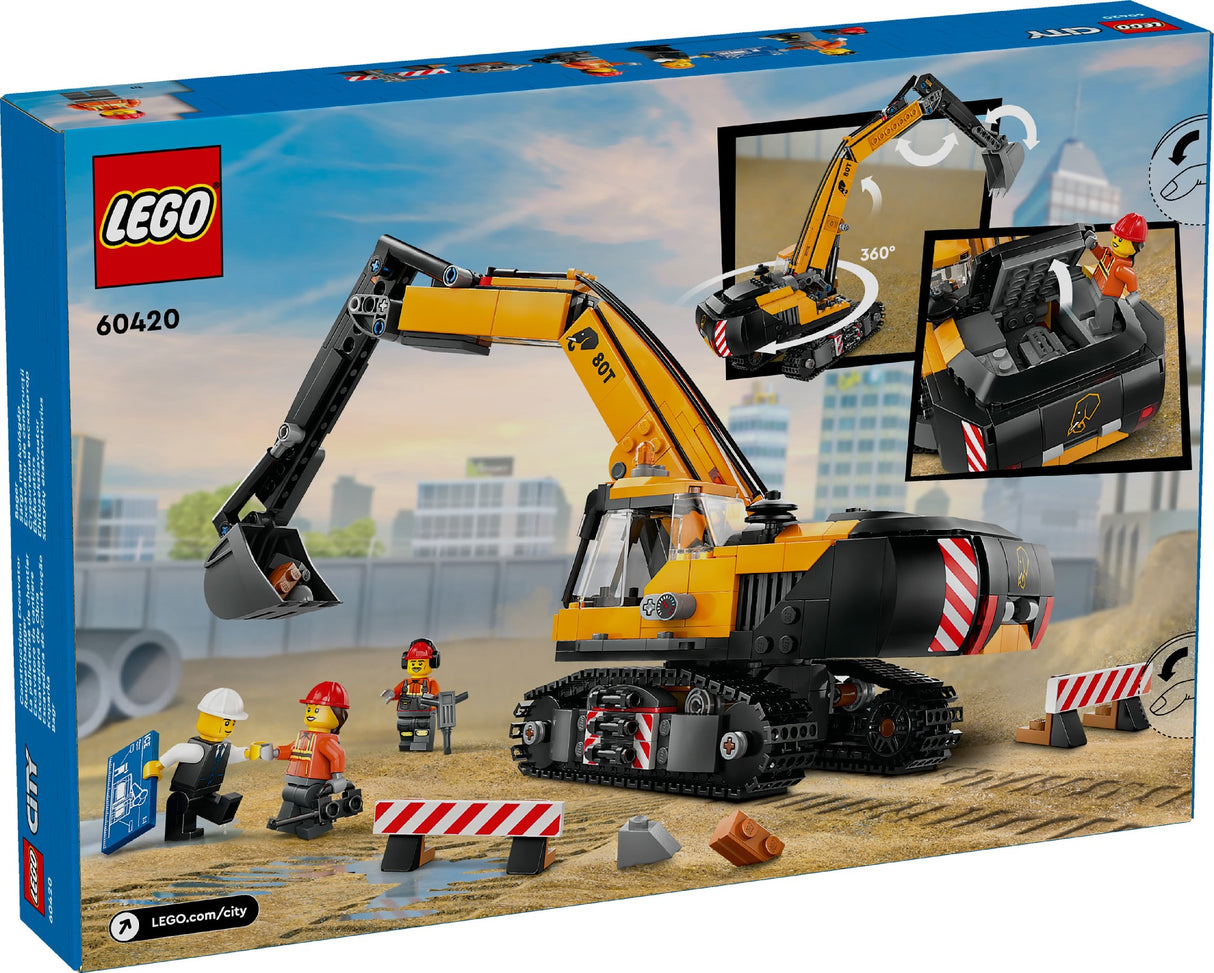 LEGO CITY CONSTRUCTION EXCAVATOR 60420 AGE: 8+