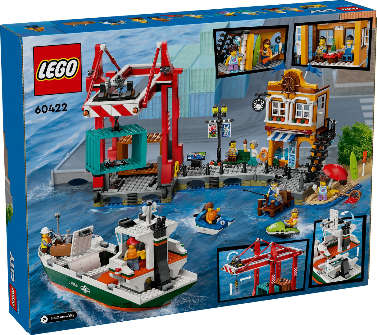 LEGO CITY HARBOR 60422 AGE: 8+