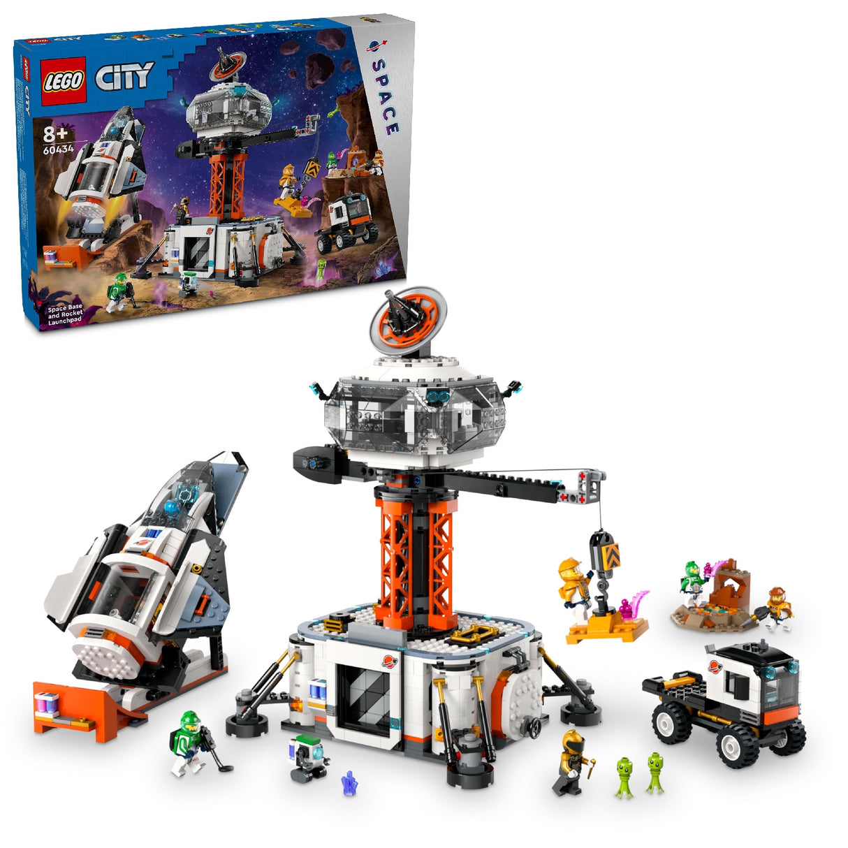 LEGO City Space Base And Rocket Launchpad 60434 Age: 8+