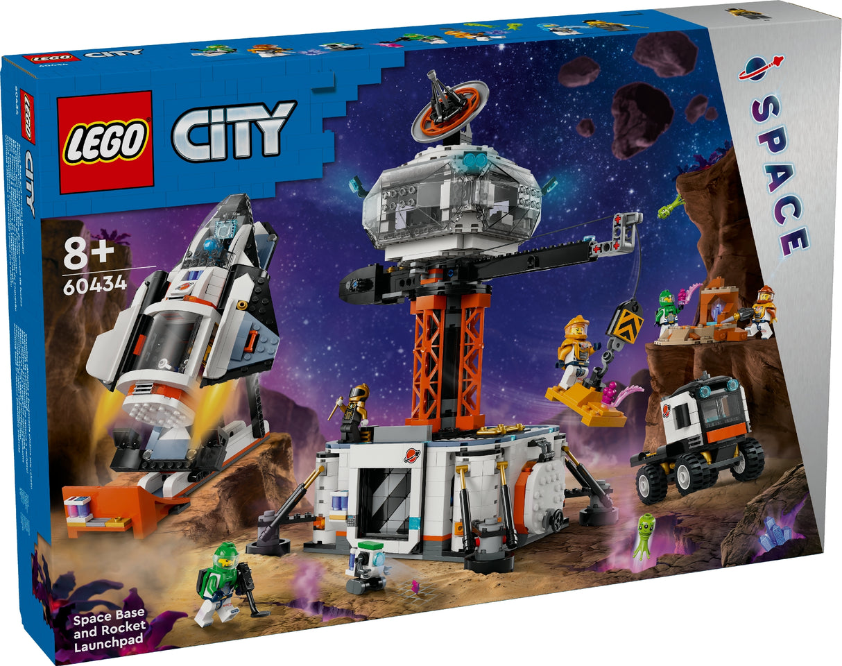 LEGO City Space Base And Rocket Launchpad 60434 Age: 8+