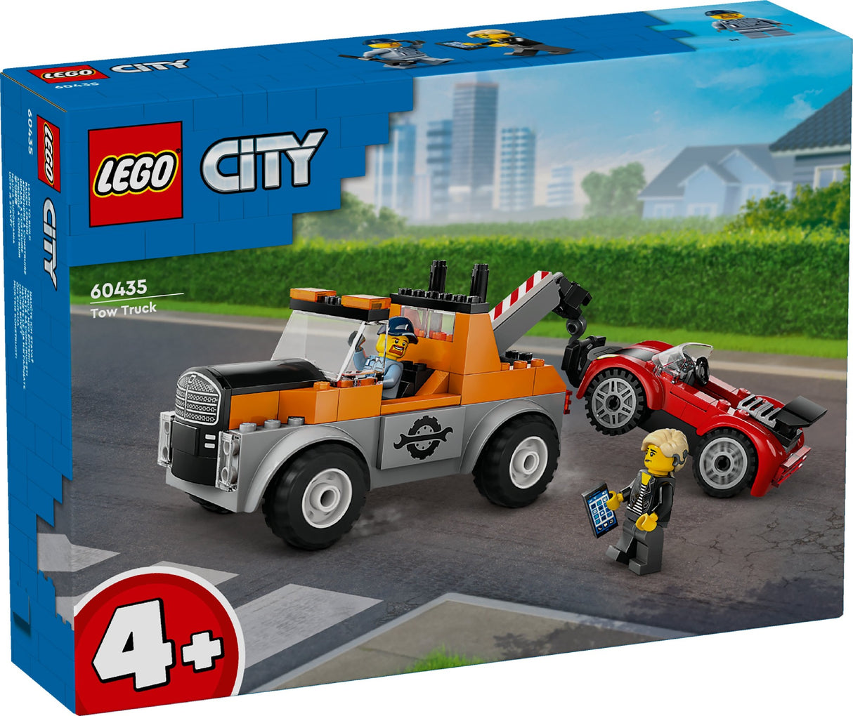 LEGO CITY TOW TRUCK AND SPORTS CAR REPAIR 60435 AGE: 4+