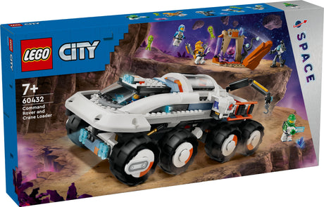 LEGO CITY COMMAND ROVER AND CRANE LOADER 60432 AGE: 7+