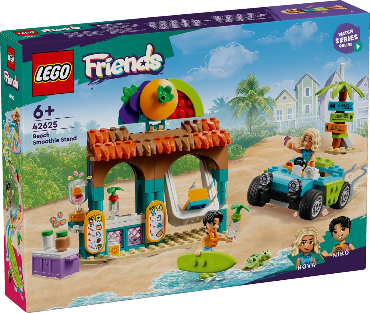 LEGO FRIENDS BEACH SMOOTHIE STAND 42625 AGE: 6+