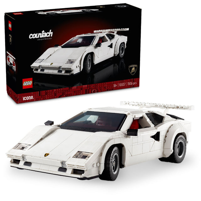 LEGO ICONS LAMBORGHINI COUNTACH 5000 QUATROVALVOLE 10337 AGE: 18+