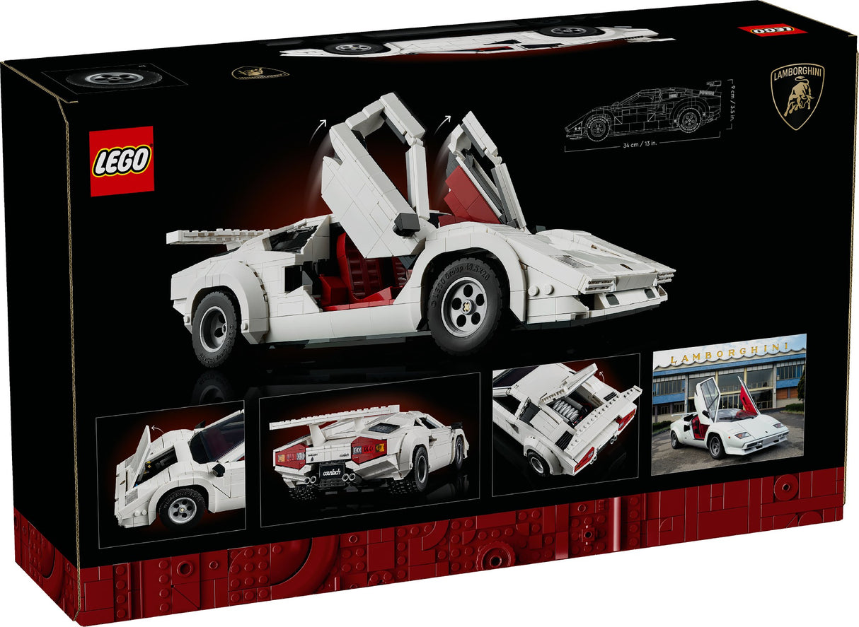 LEGO ICONS LAMBORGHINI COUNTACH 5000 QUATROVALVOLE 10337 AGE: 18+