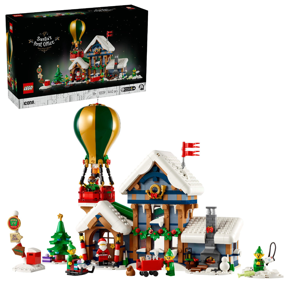 LEGO ICONS SANTA'S POST OFFICE 10339 AGE: 18+