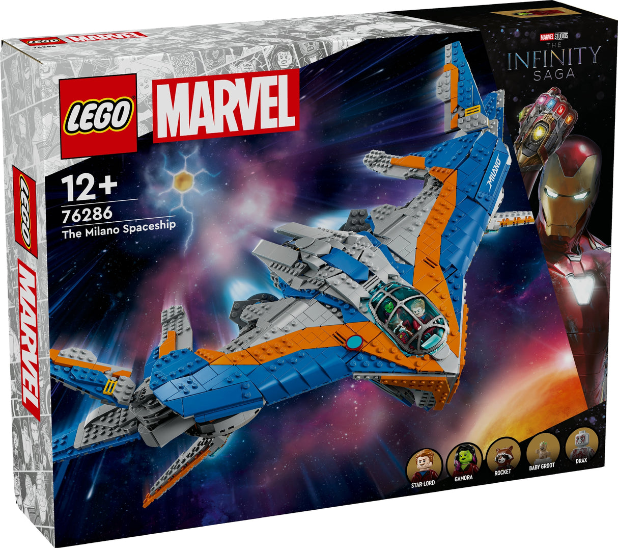 LEGO MARVEL GUARDIANS OF THE GALAXY: THE MILANO 76286 AGE:12+