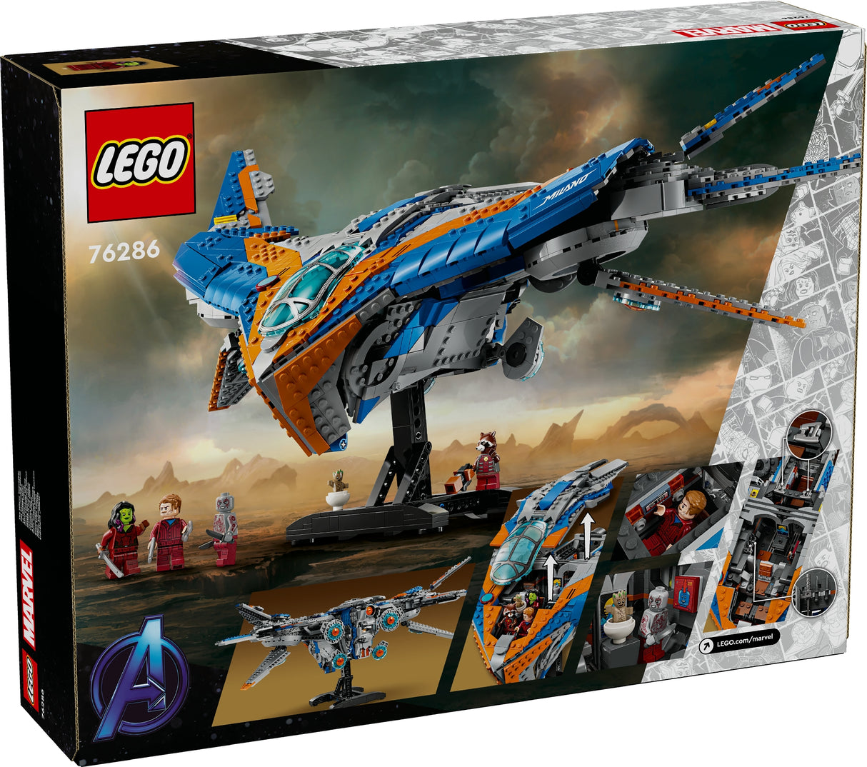 LEGO MARVEL GUARDIANS OF THE GALAXY: THE MILANO 76286 AGE:12+