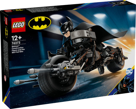 LEGO DC BATMAN CONSTRUCTION FIGURE AND THE BAT POD 76273 AGE: 12+\