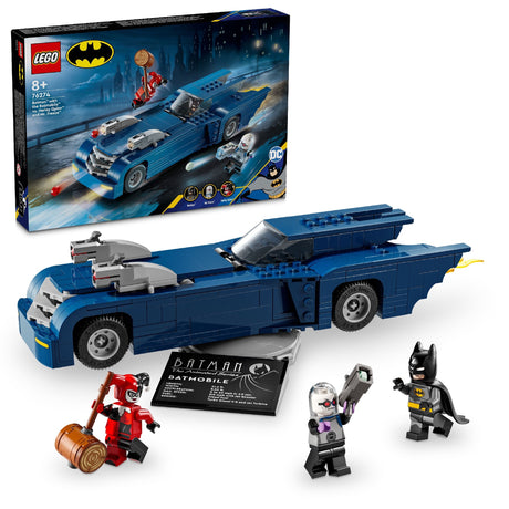 LEGO BATMAN BATMAN WITH THE BATMOBILE VS HARLEY QUINN AND MR FREEZE 76274 AGE: 8+