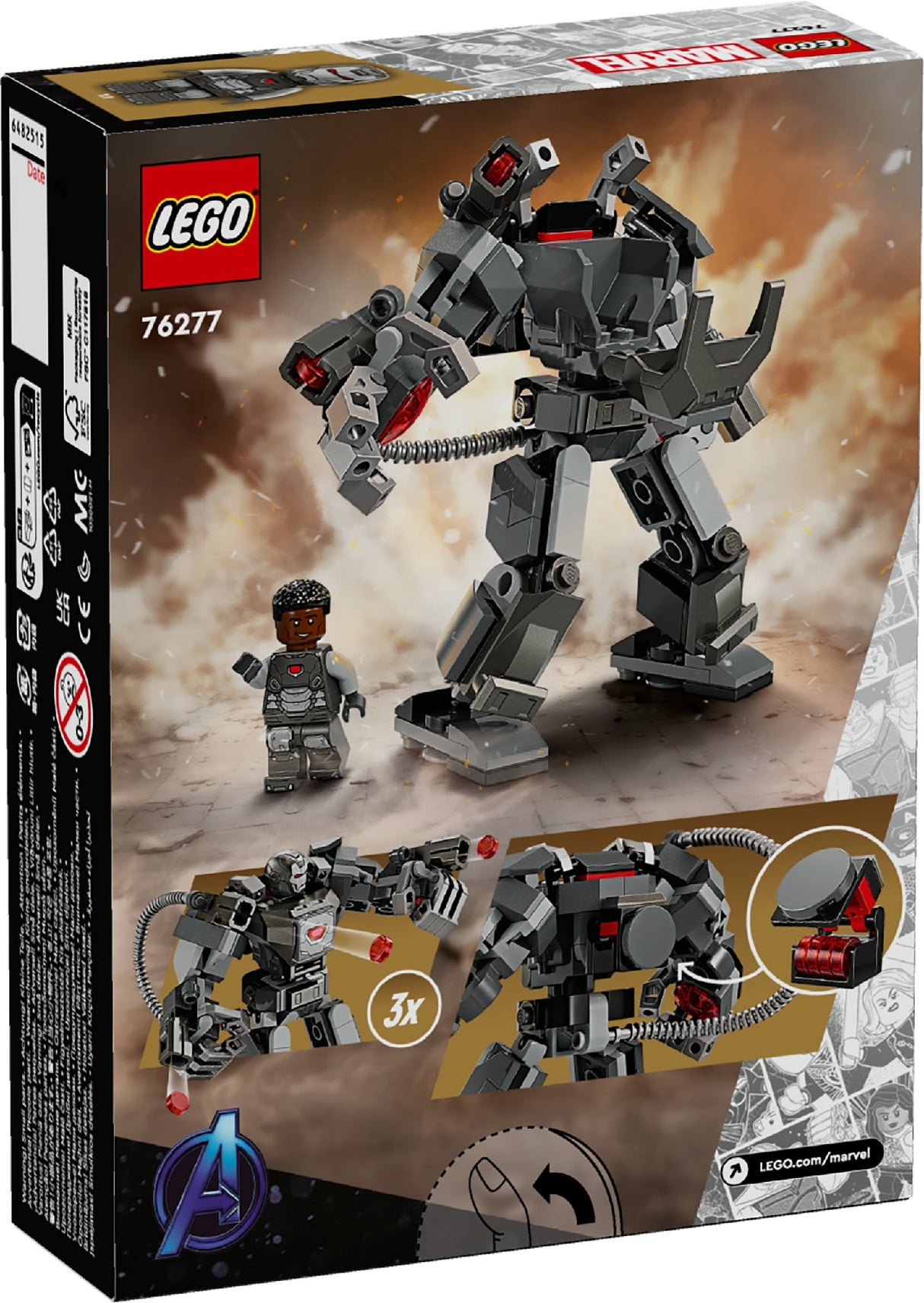 LEGO Marvel War Machine Mech Armor 76277 Age: 6+