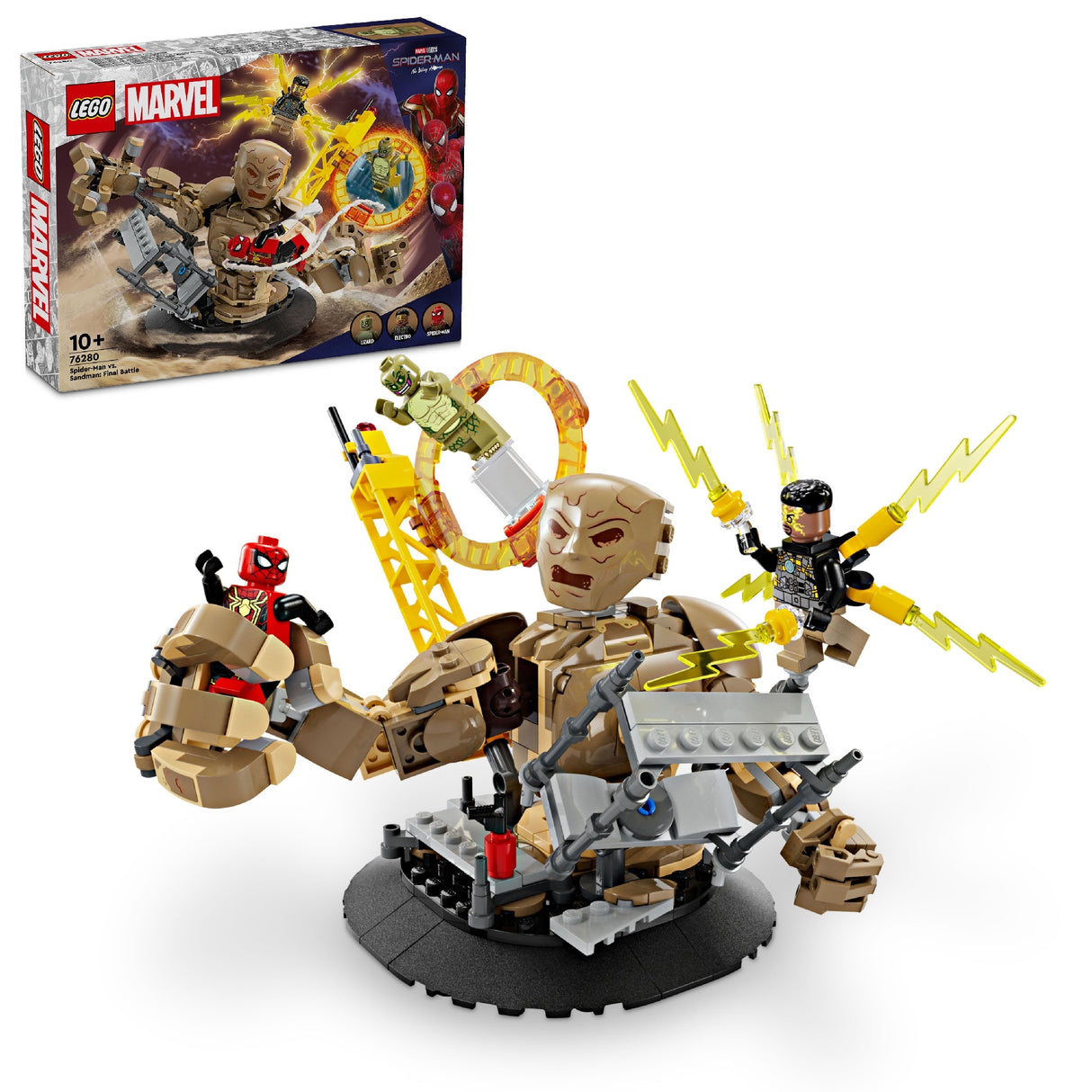 LEGO MARVEL SPIDER-MAN VS. SANDMAN: FINAL BATTLE 76280 AGE: 10+