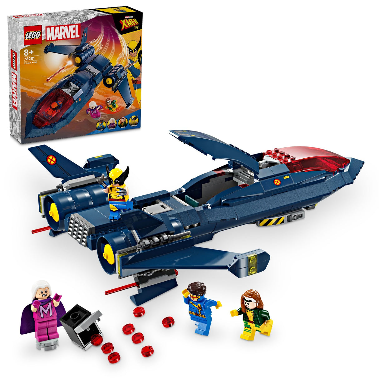 LEGO MARVEL X-MEN X-JET 76281 AGE: 8+