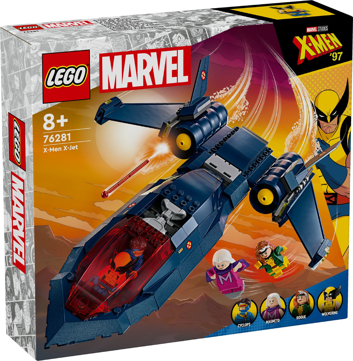 LEGO MARVEL X-MEN X-JET 76281 AGE: 8+