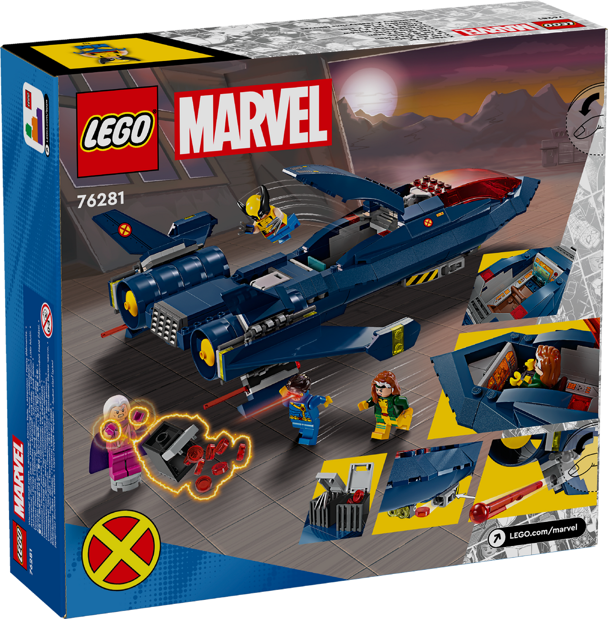 LEGO MARVEL X-MEN X-JET 76281 AGE: 8+