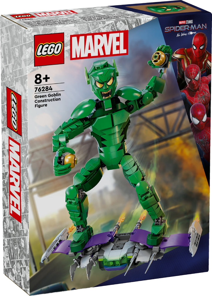 LEGO MARVEL GREEN GOBLIN CONSTRUCTION FIGURE 76284 AGE: 8+