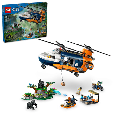 LEGO CITY JUNGLE EXPLORER HELICOPTER 60437 AGE: 8+