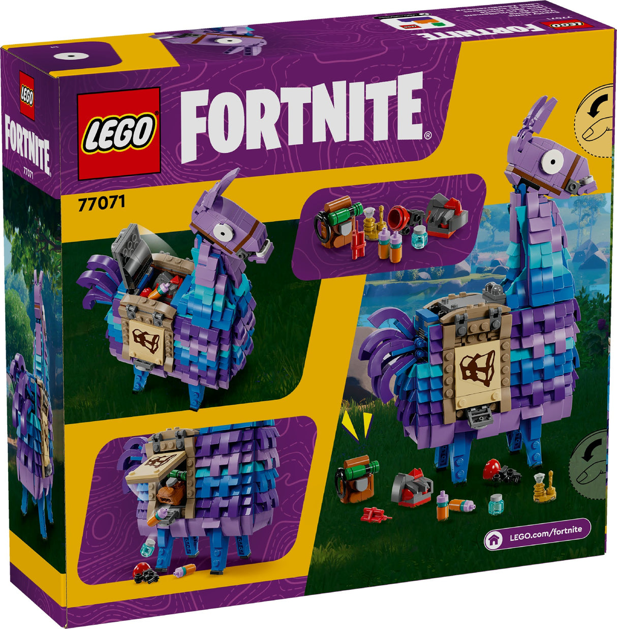 LEGO FORTNITE SUPPLY LLAMA 77071 AGE: 12+