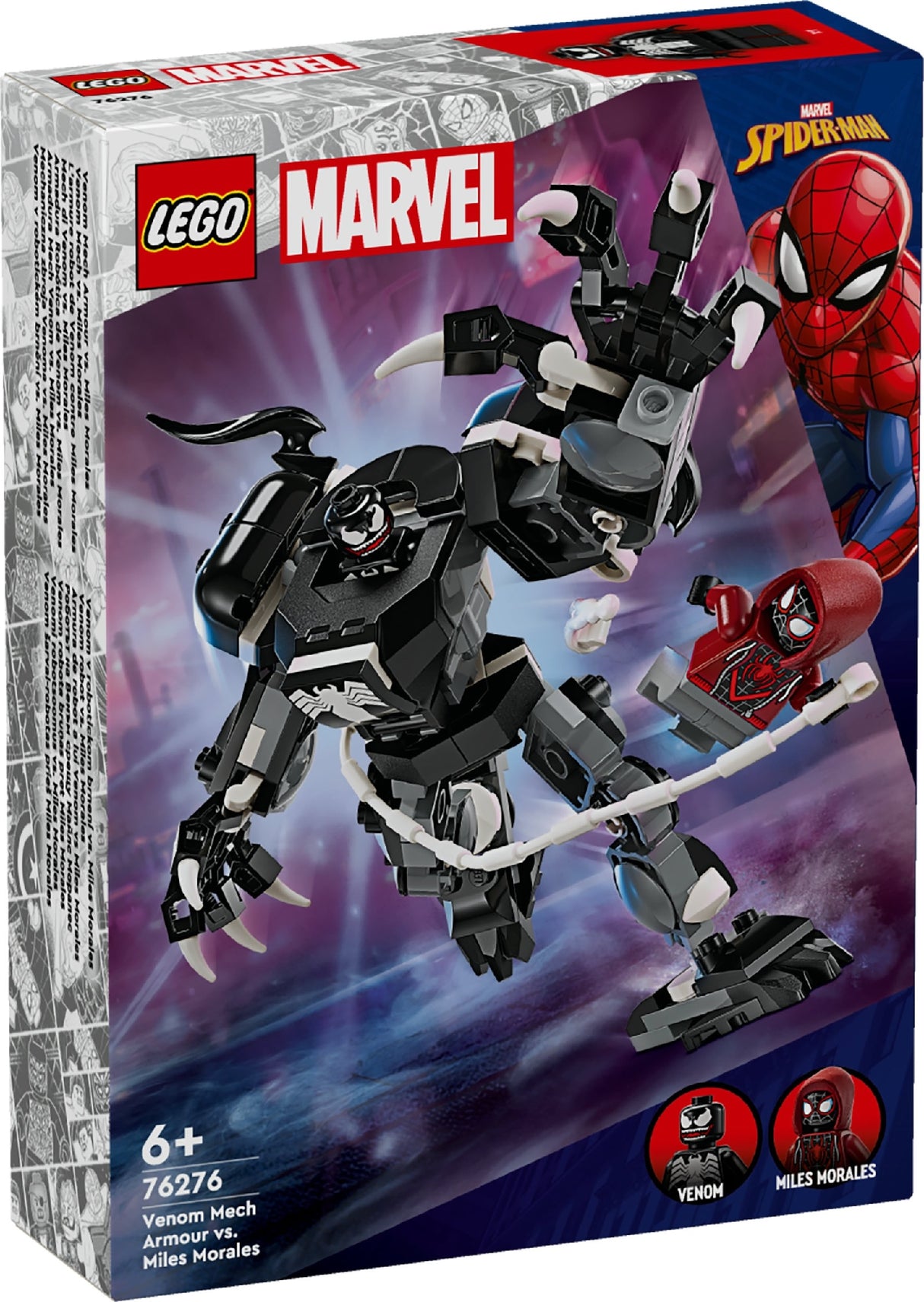 LEGO Marvel Venom Mech Armor Vs. Miles Morales 76276 Age: 6+