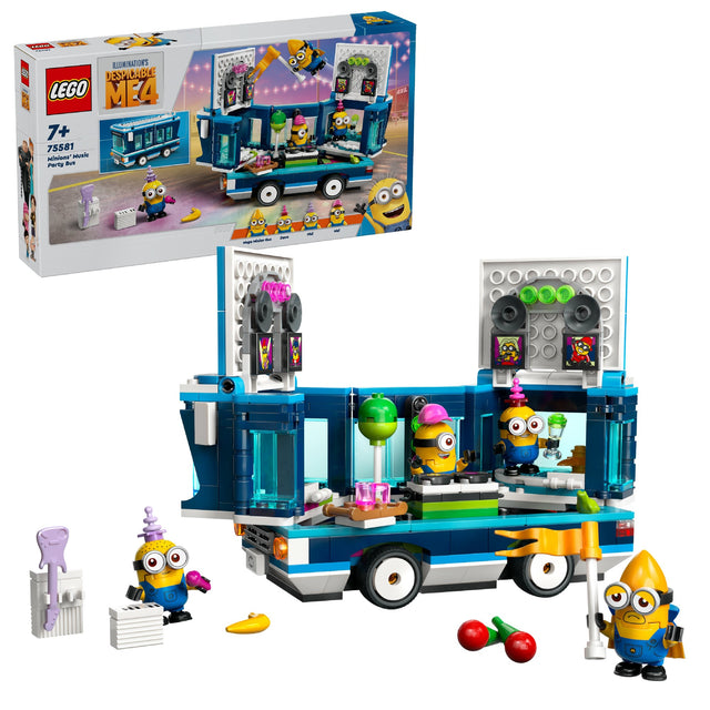 LEGO DESPICABLE ME MINIONS' MUSIC PARTY BUS 75581 AGE: 7+