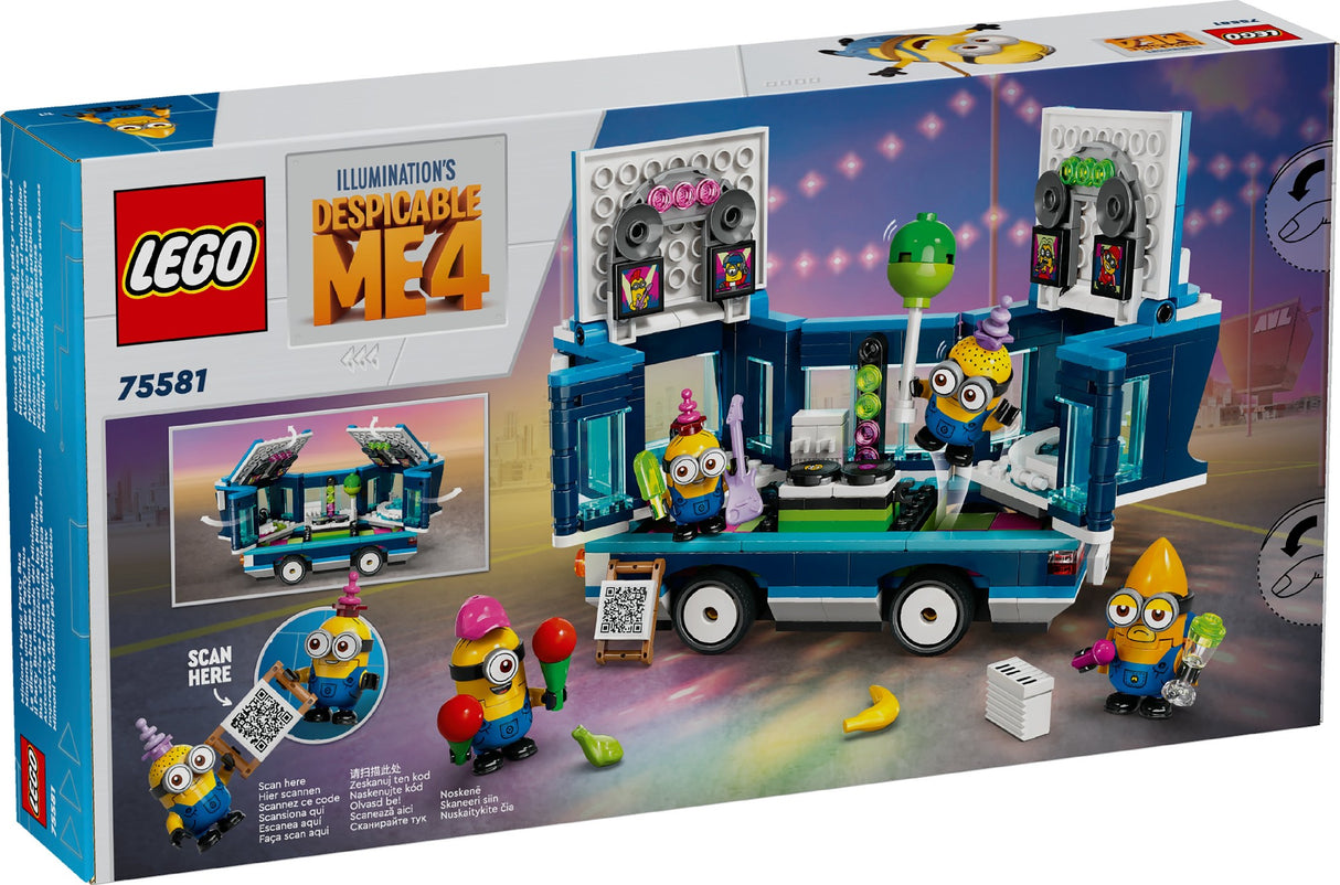 LEGO DESPICABLE ME MINIONS' MUSIC PARTY BUS 75581 AGE: 7+