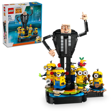 LEGO DESPICABLE ME BRICK- BUILT GRU AND MINIONS 75582 AGE: 9+