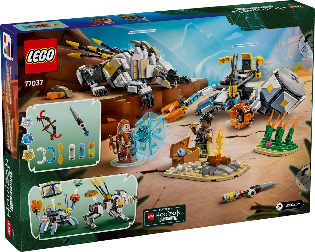 LEGO HORIZON ADVENTURES ALOY & VARL VS. SHELL-WALKER & SAWTOOTH 77037 AGE: 9+