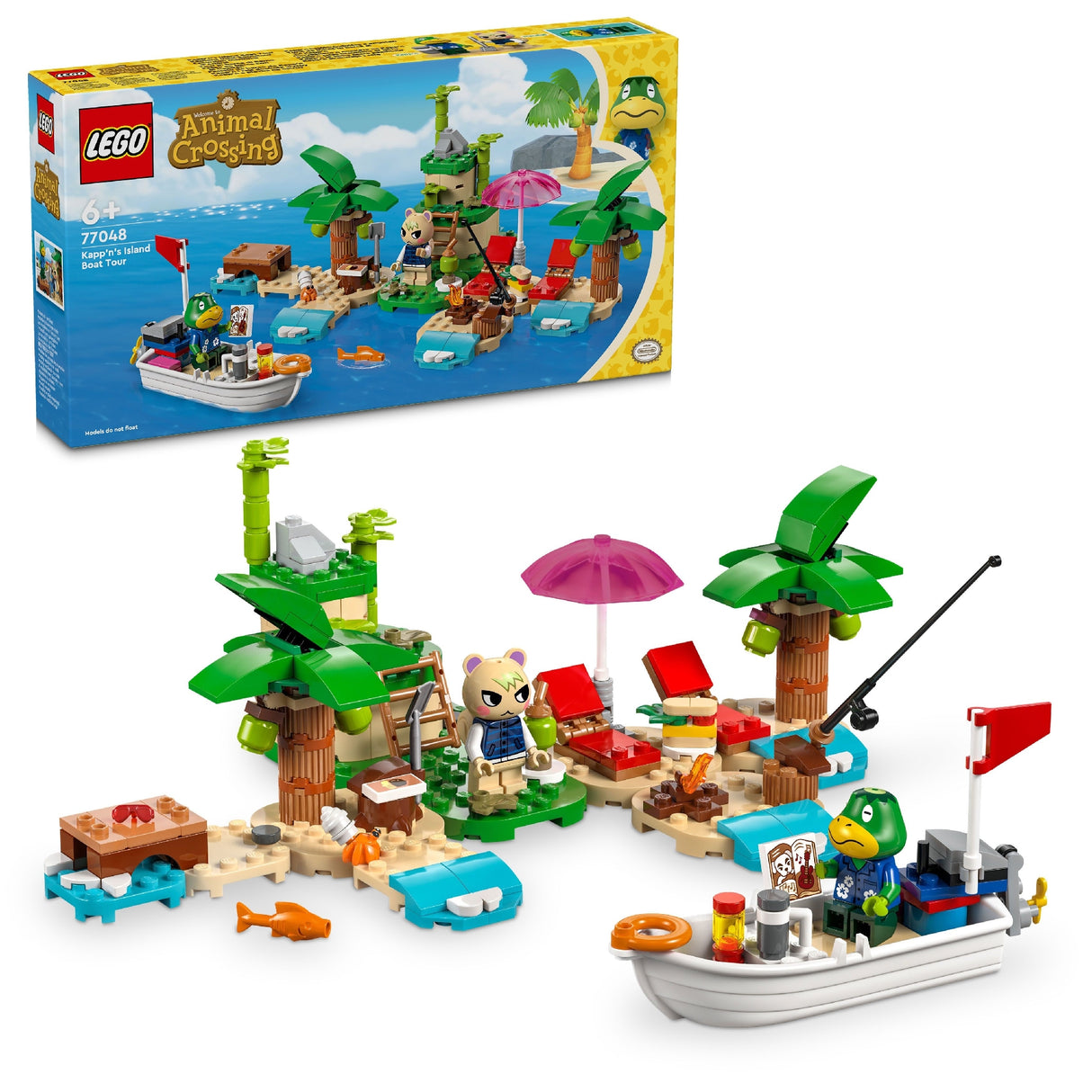 LEGO ANIMAL CROSSING KAPP'N'S ISLAND BOAT TOUR 77048 AGE: 6+