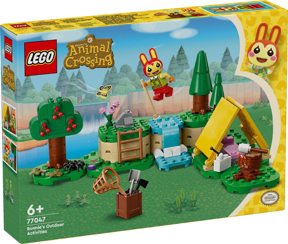 LEGO ANIMAL CROSSING BUNNIE'S OUTDOOR ACTIVITIES 77047 AGE: 6+