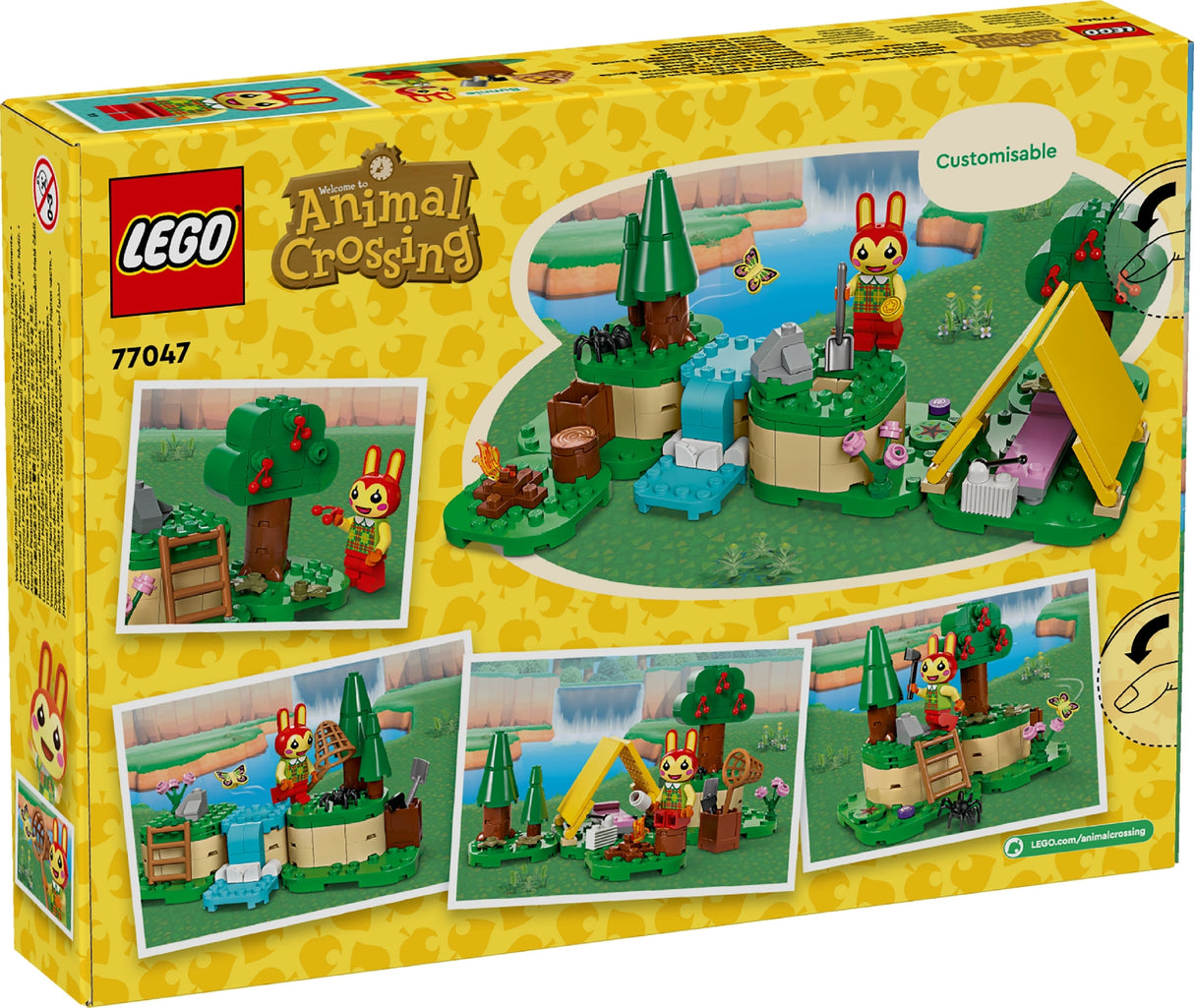 LEGO ANIMAL CROSSING BUNNIE'S OUTDOOR ACTIVITIES 77047 AGE: 6+