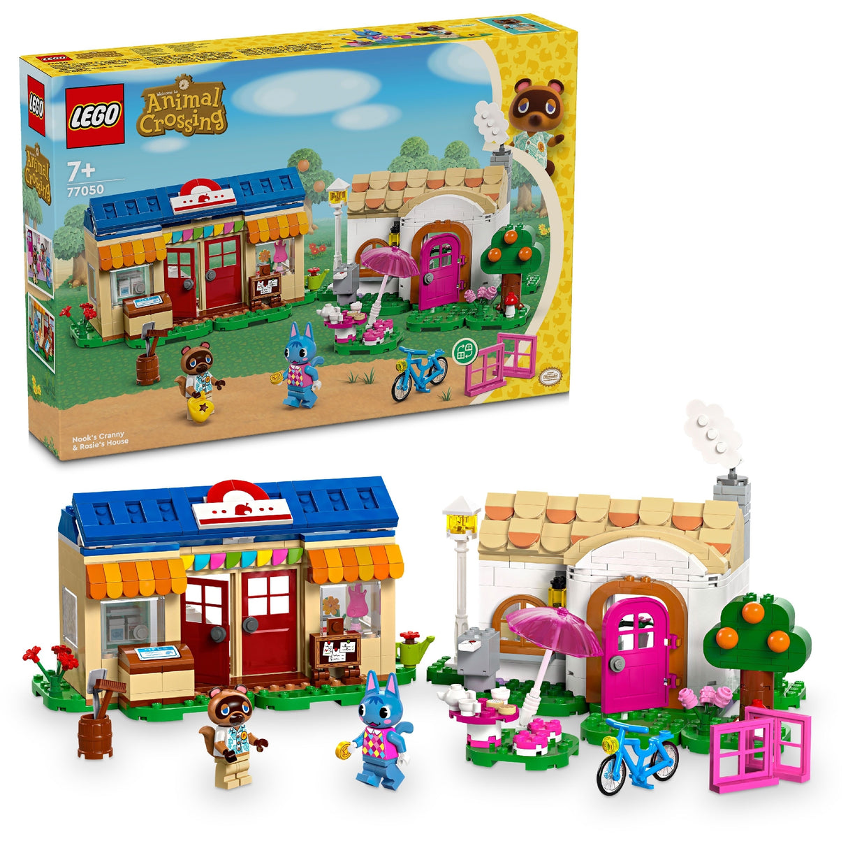 LEGO ANIMAL CROSSING NOOK'S CRANNY & ROSIE'S HOUSE 77050 AGE: 7+