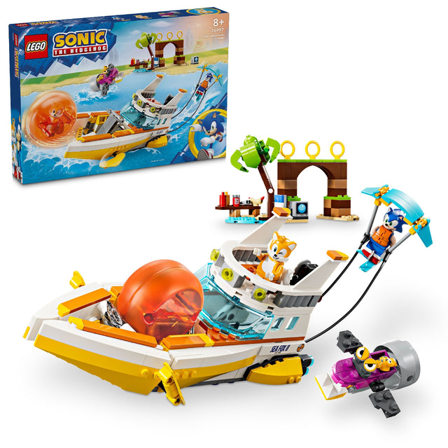 LEGO SONIC THE HEDGEHOG TAILS' ADVENTURE BOAT 76997 AGE:8+