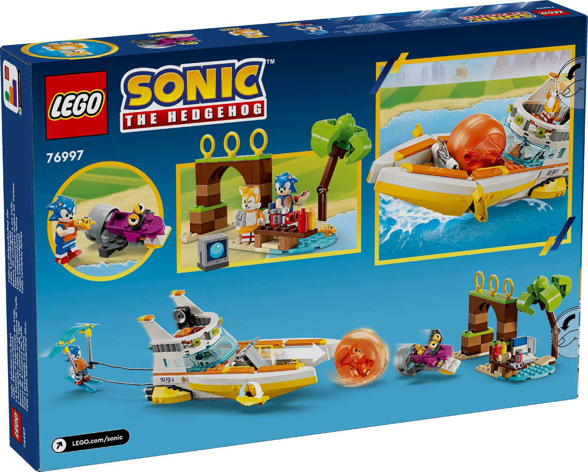 LEGO SONIC THE HEDGEHOG TAILS' ADVENTURE BOAT 76997 AGE:8+