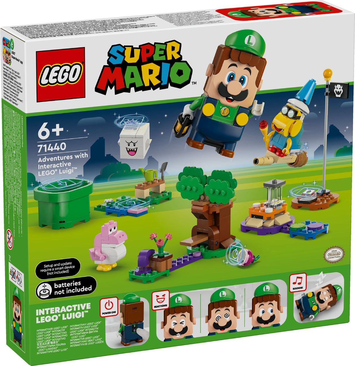 LEGO SUPER MARIO ADVENTURES WITH INTERACTIVE LEGO LUIGI 71440 AGE: 6+