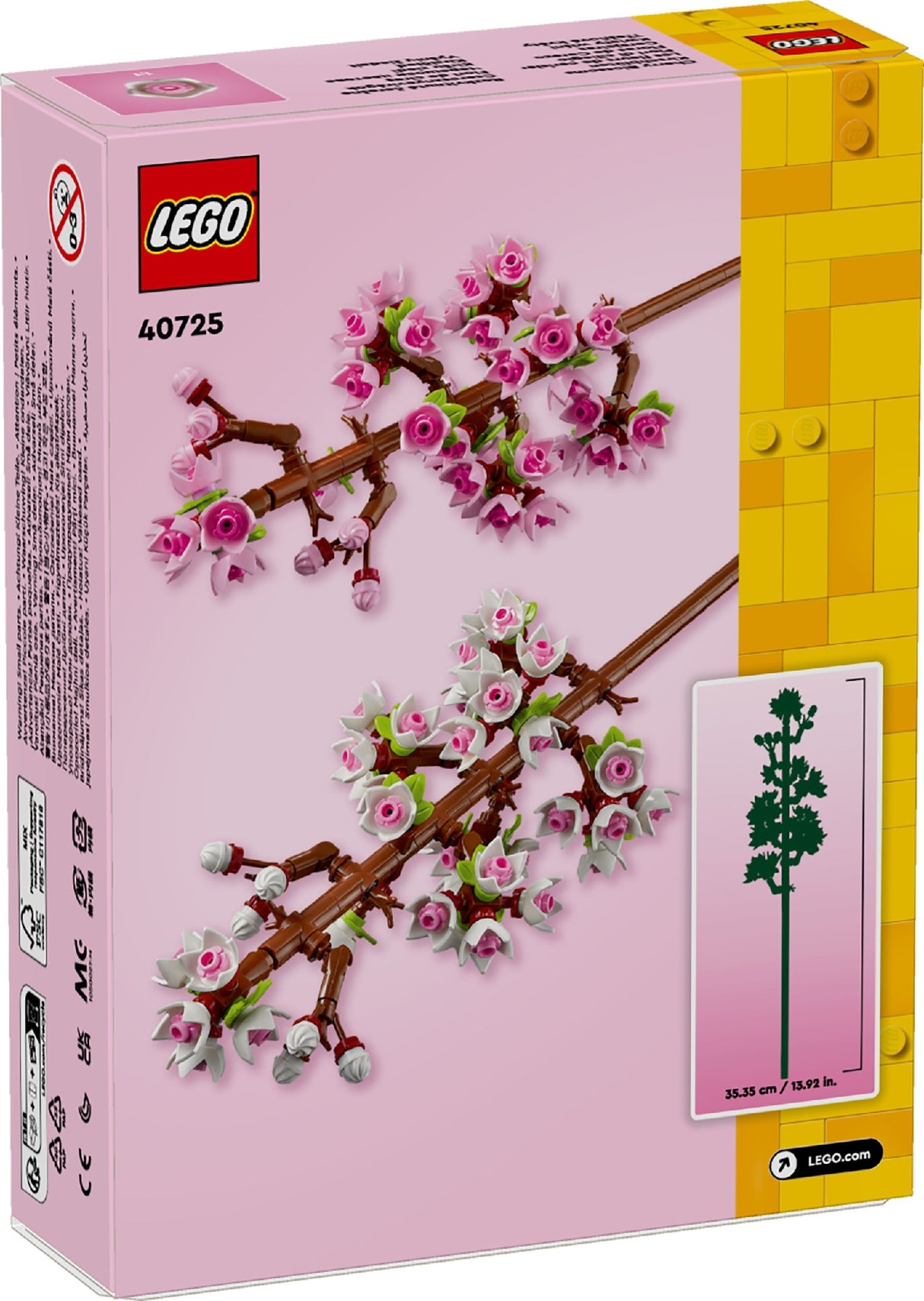 LEGO BOTANICALS CHERRY BLOSSOMS 40725 AGE: 8+